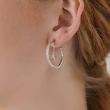 ELEGANT HOOP EARRINGS (PAIR)