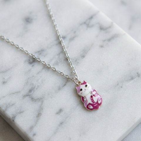 TINY CAT NECKLACE