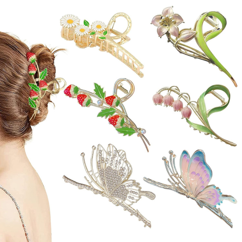 SPRING VIBES CLAW CLIPS