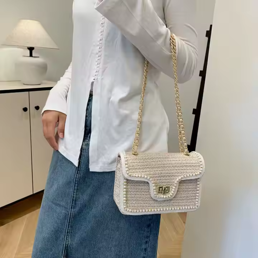 VIVAGLOW™ PEARL BOHO HANDBAG