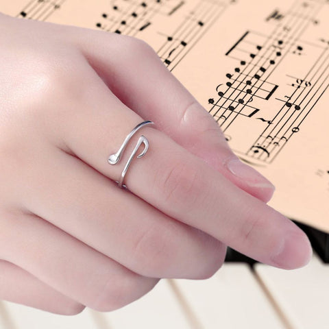 MUSIC NOTE RING (ADJUSTABLE)