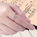 MUSIC NOTE RING (ADJUSTABLE)