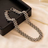 CHUNKY MESH CHAIN NECKLACE