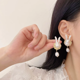 KING RABBIT EARRINGS (PAIR)