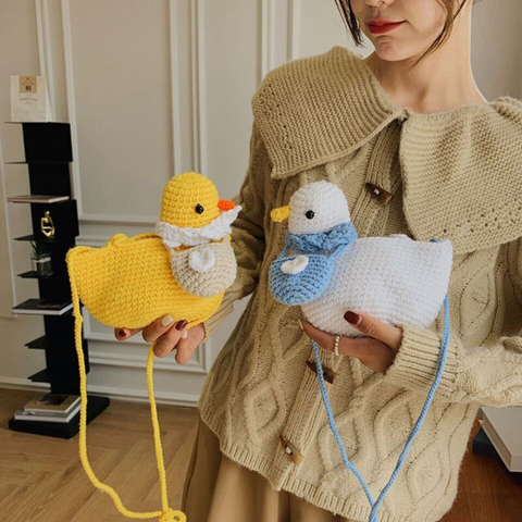 CROCHET DUCK BAG