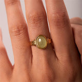 NATURAL STONE RING (ADJUSTABLE)