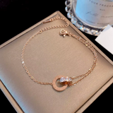 INTERLOCKING INFINITY BRACELET (ADJUSTABLE)