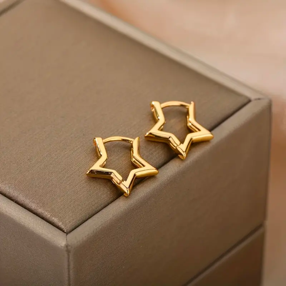 STATEMENT STAR EARRINGS (PAIR)