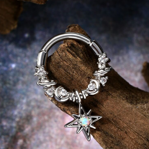 COSMIC LUNAR NOSE RING