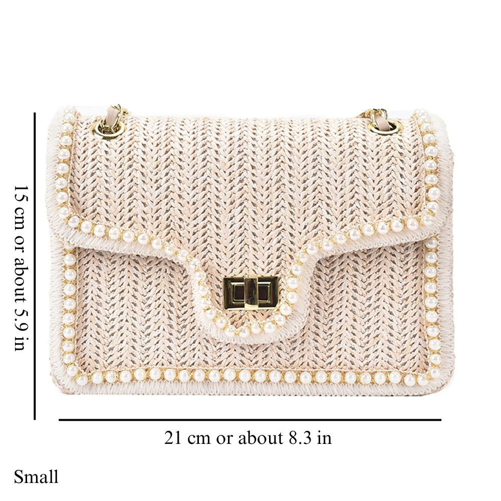 VIVAGLOW™ PEARL BOHO HANDBAG