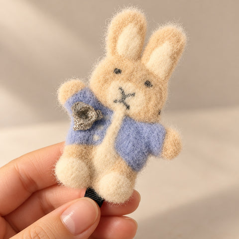 TEDDY HAIR CLIP