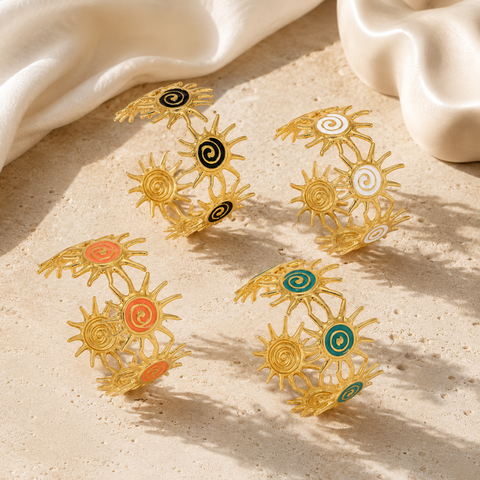 SUNBURST SPIRAL CUFF