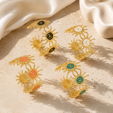 SUNBURST SPIRAL CUFF