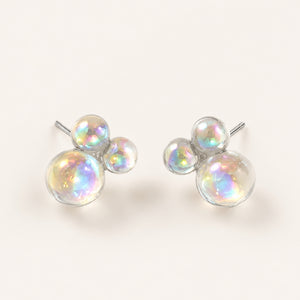 RAINBOW BUBBLE STUDS (PAIR)