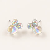 RAINBOW BUBBLE STUDS (PAIR)