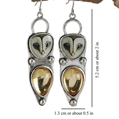 OWL EARRINGS (PAIR)