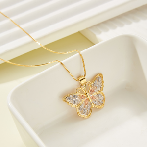 VINTAGE BUTTERFLY NECKLACE