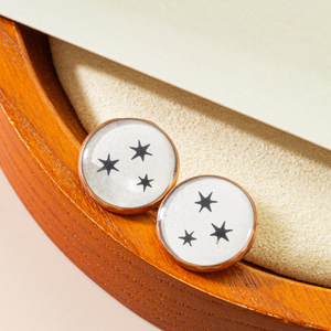 LITERARY STAR EARRINGS (PAIR)
