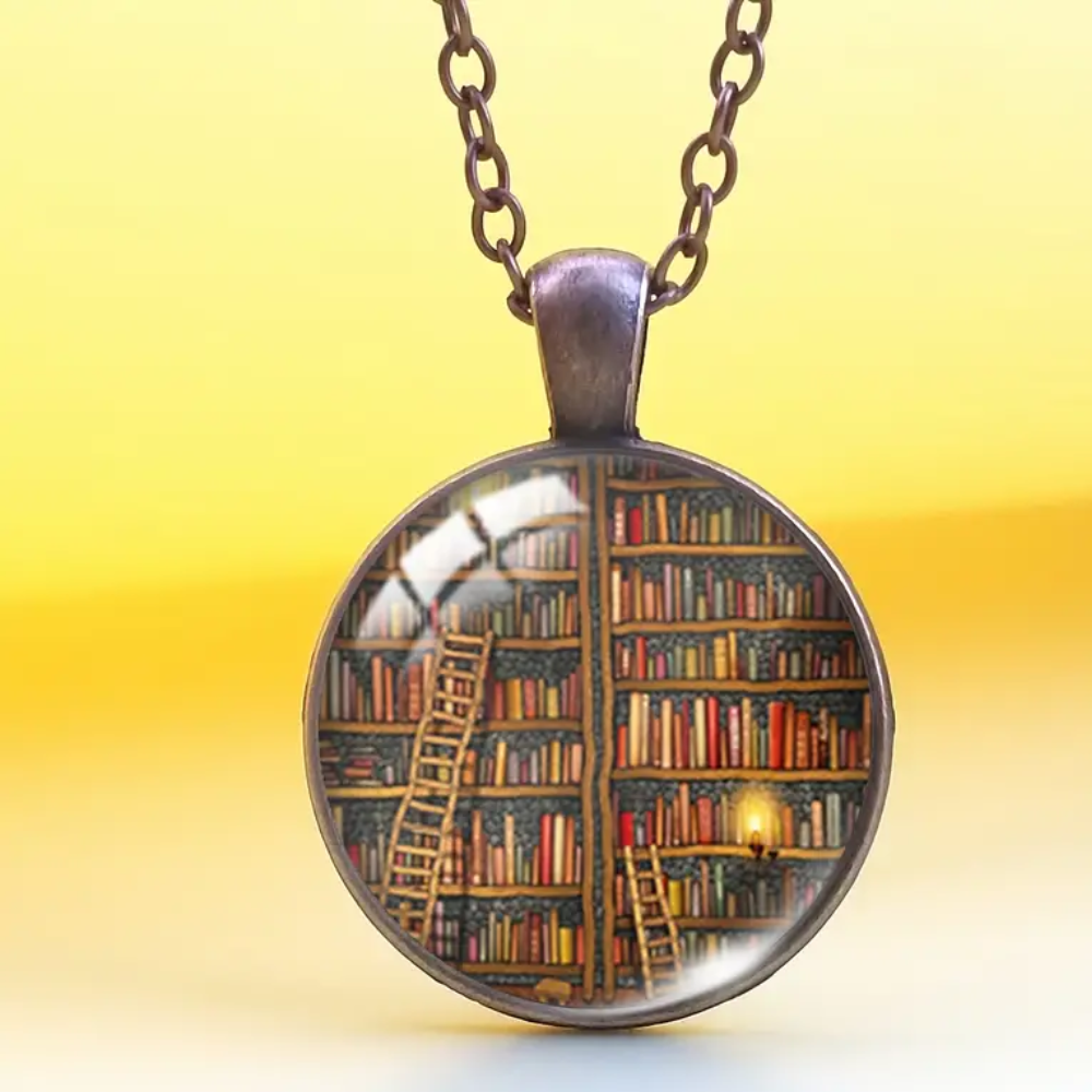 BIBLIOPHILE NECKLACE