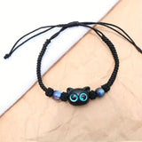 BLACK FELINE BRACELET (ADJUSTABLE)