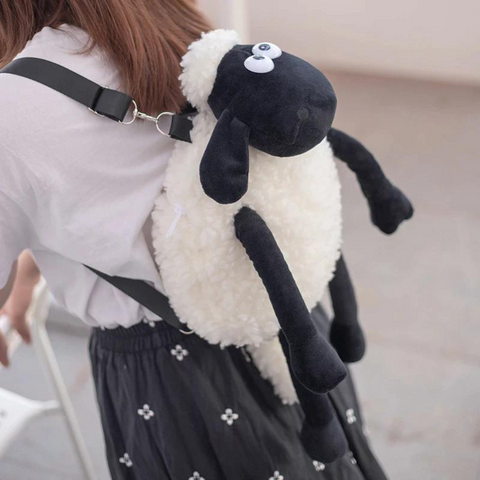 Mini Cartoon Sheep Shaped Fluffy Crossbody Bag | SHEIN USA