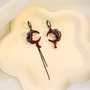 BLOOD MOON GOTHIC EARRINGS (PAIR)