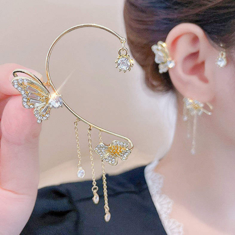 SWEET BUTTERFLY EAR CUFFS (PAIR)