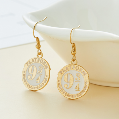 HARRY POTTER PLATFORM EARRINGS (PAIR)