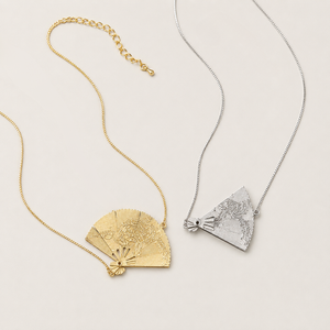CHINESE FAN NECKLACE (ADJUSTABLE)