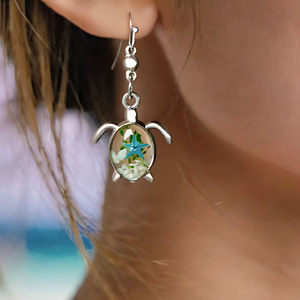 SEA TURTLE EARRINGS (PAIR)