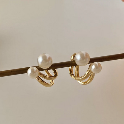 PEARL PRISM EARRINGS (PAIR)