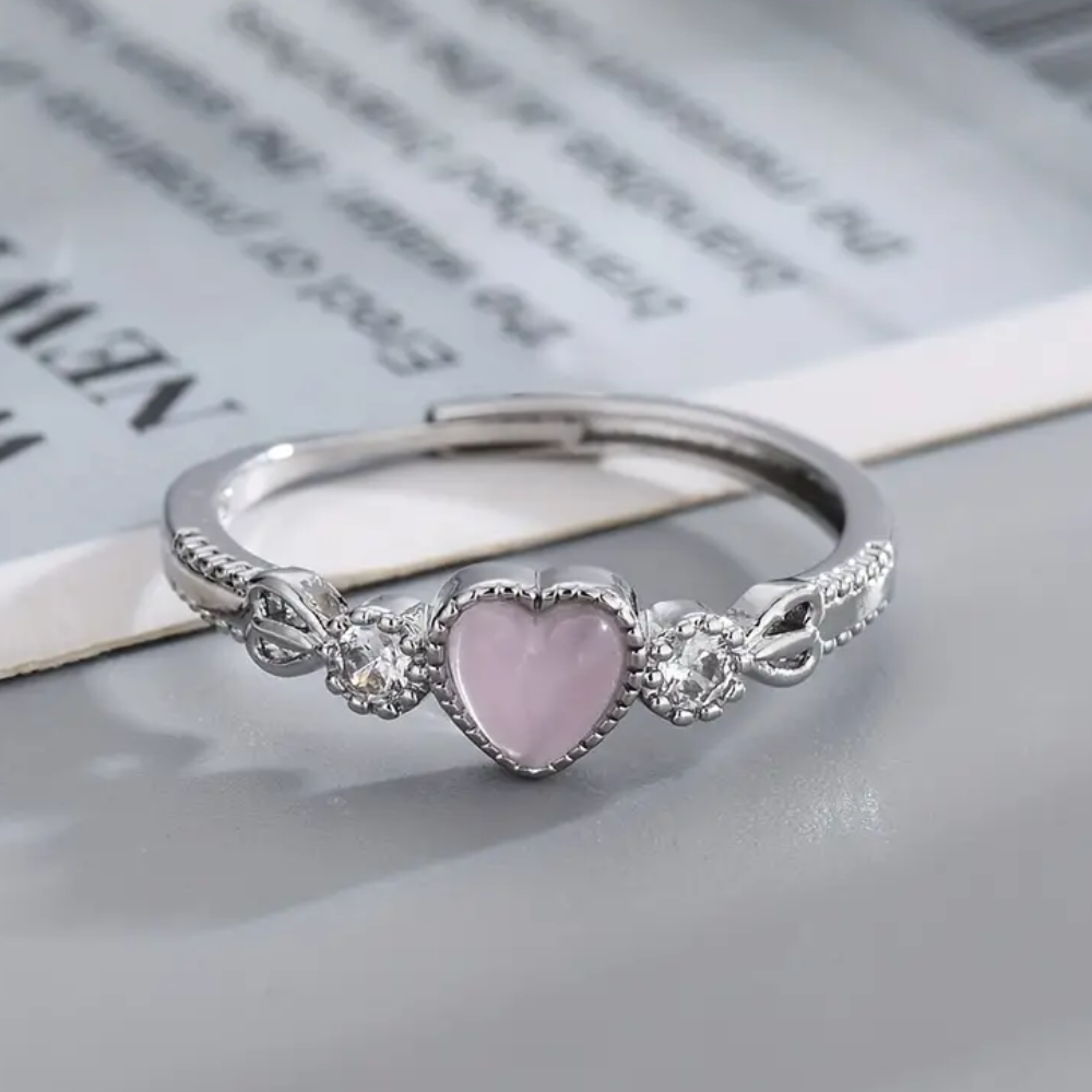 CHERISH HEART RING (ADJUSTABLE)