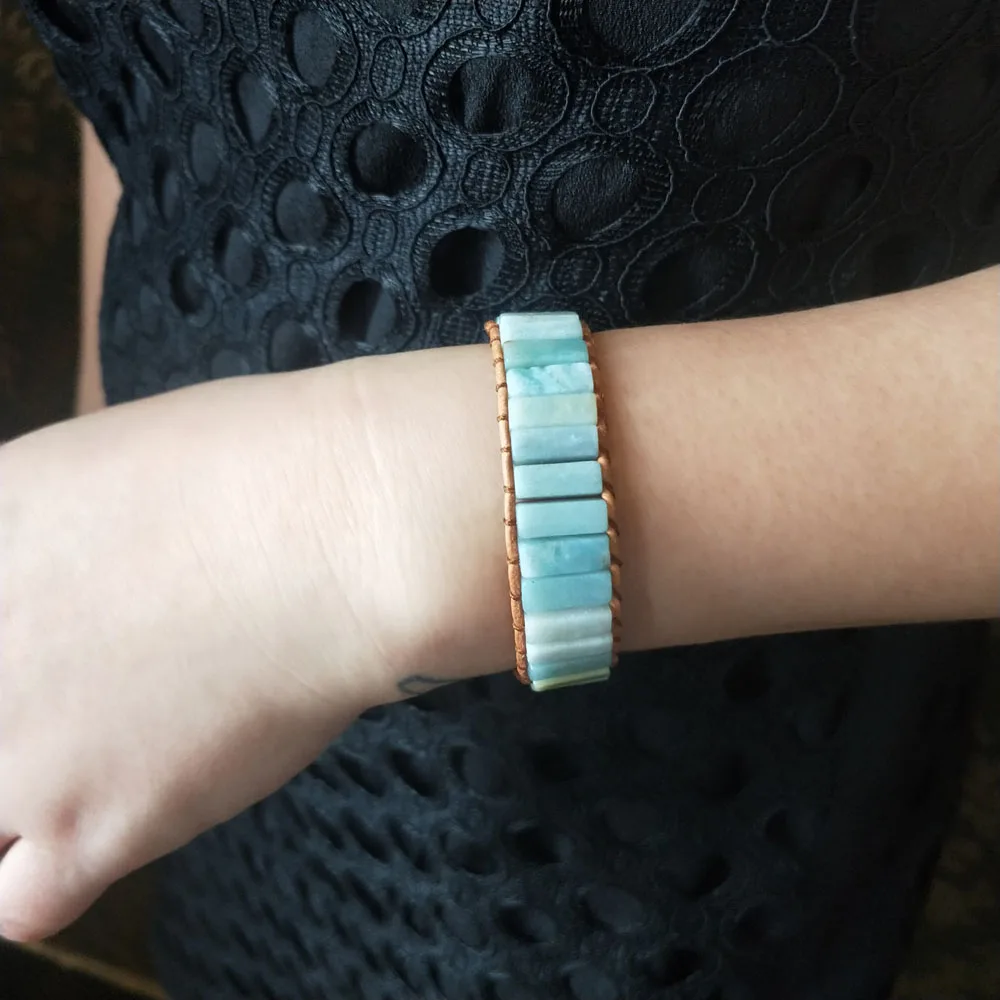 AMAZONITE BRACELET (ADJUSTABLE)