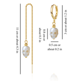PEARL SKULL EARRINGS (PAIR)