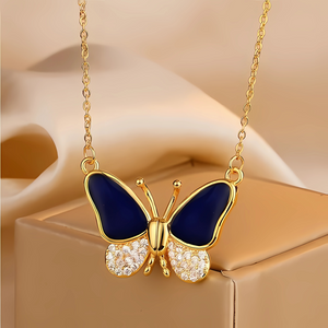 COLOR CHANGING BUTTERFLY NECKLACE