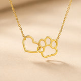 HEART PAW NECKLACE