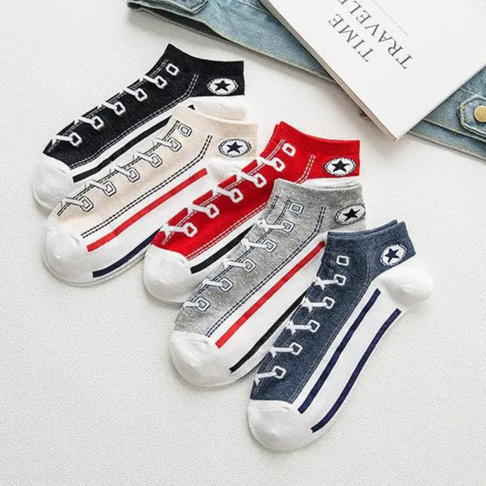 SHOE ILLUSION SOCKS (SET OF 5 PAIRS)