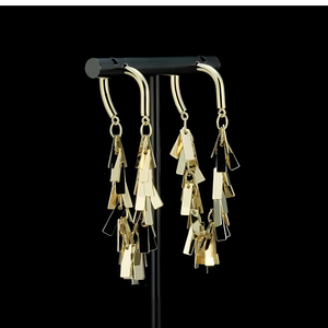 GEOMETRIC TASSEL EARRINGS (PAIR)