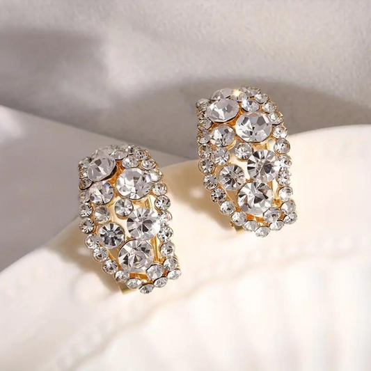 EVERLASTING DIAMOND HOOPS (PAIR)