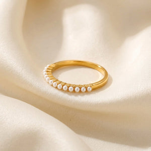 PEARL BEADED RING