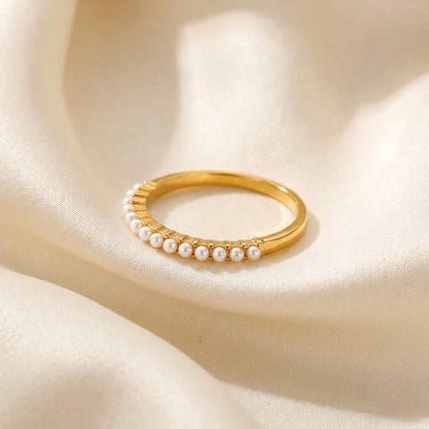 PEARL BEADED RING