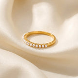 PEARL BEADED RING
