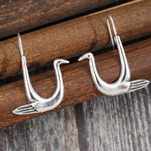 SWAN EARRINGS (PAIR)