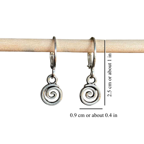 SWIRL EARRINGS (PAIR)