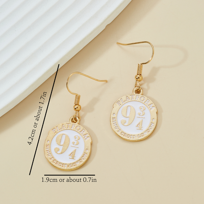 HARRY POTTER PLATFORM EARRINGS (PAIR)