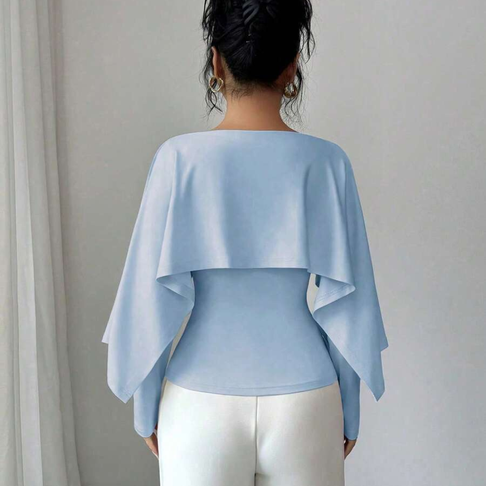 Adelina™ | Cape Overlay Top