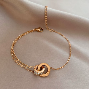 INTERLOCKING INFINITY BRACELET (ADJUSTABLE)