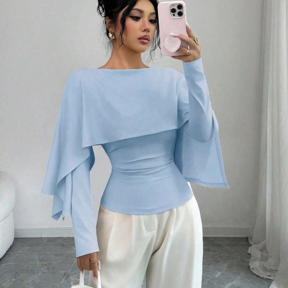 Adelina™ | Cape Overlay Top