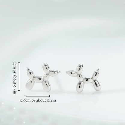 POODLE DOG EARRINGS (PAIR)