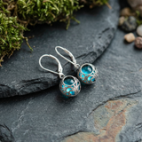 AQUA JAR EARRINGS (PAIR)
